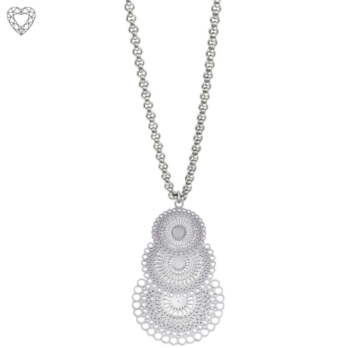 Belcher necklace with boho style pendant (ZN078)