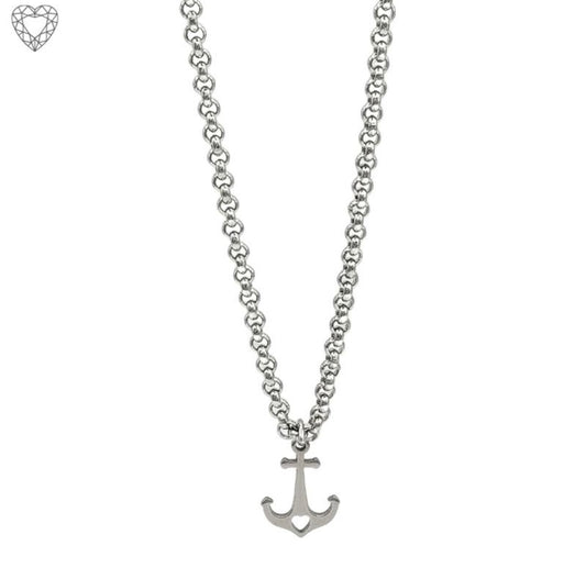 BELCHER NECKLACE WITH ANCHOR PENDANT (RS069NO)